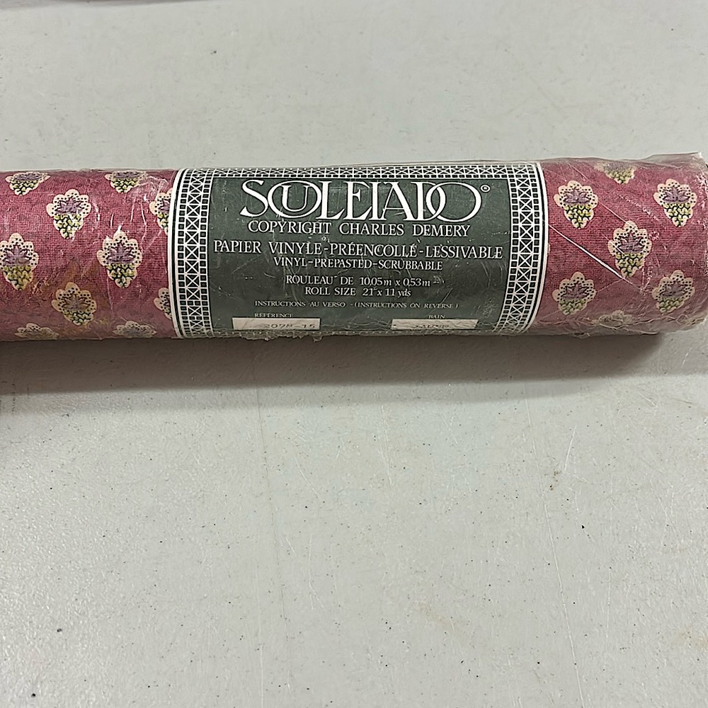 Souleiado Charles Demery wallpaper France one bolt new open plastic